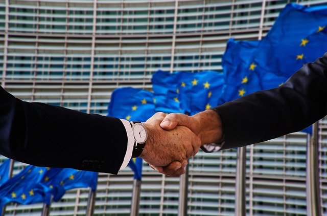 political handshake