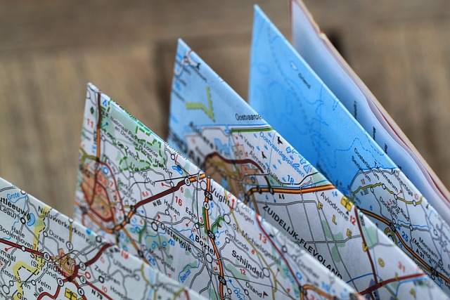 shipping route map