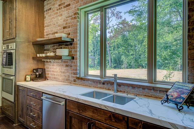 cream kitchen cabinets subway backsplash