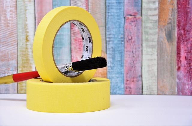 outdoor paint masking tape stencil