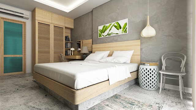 minimalist concrete room