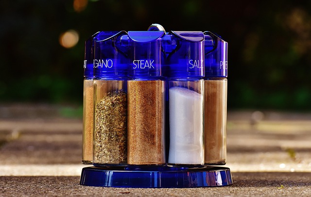 kitchen rail shelf spices cups