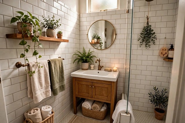 small bathroom sink organization